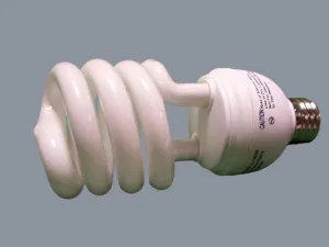 15W Medium Base Regular Spiral  white Bulb