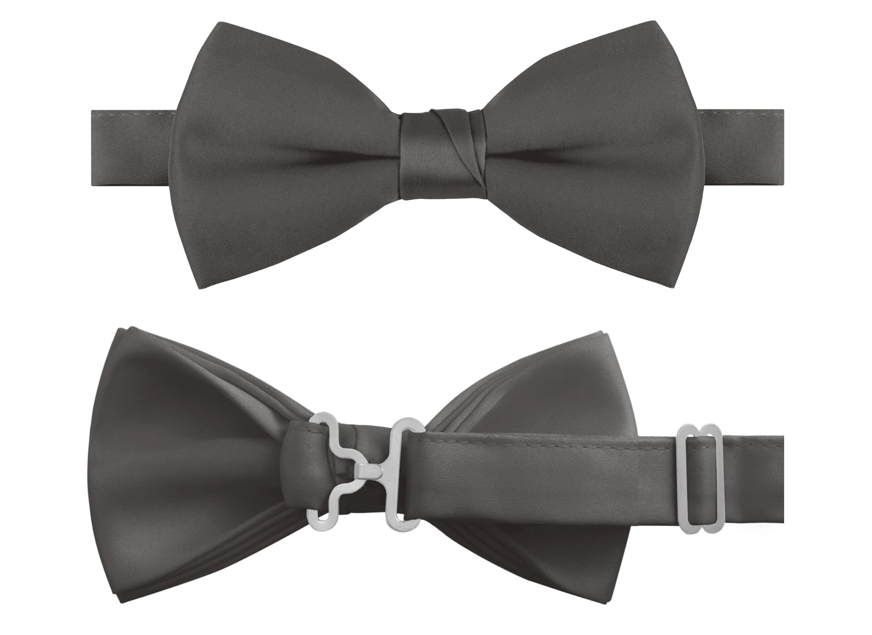 2″ Poly Satin, Adjustable-Band Bowtie