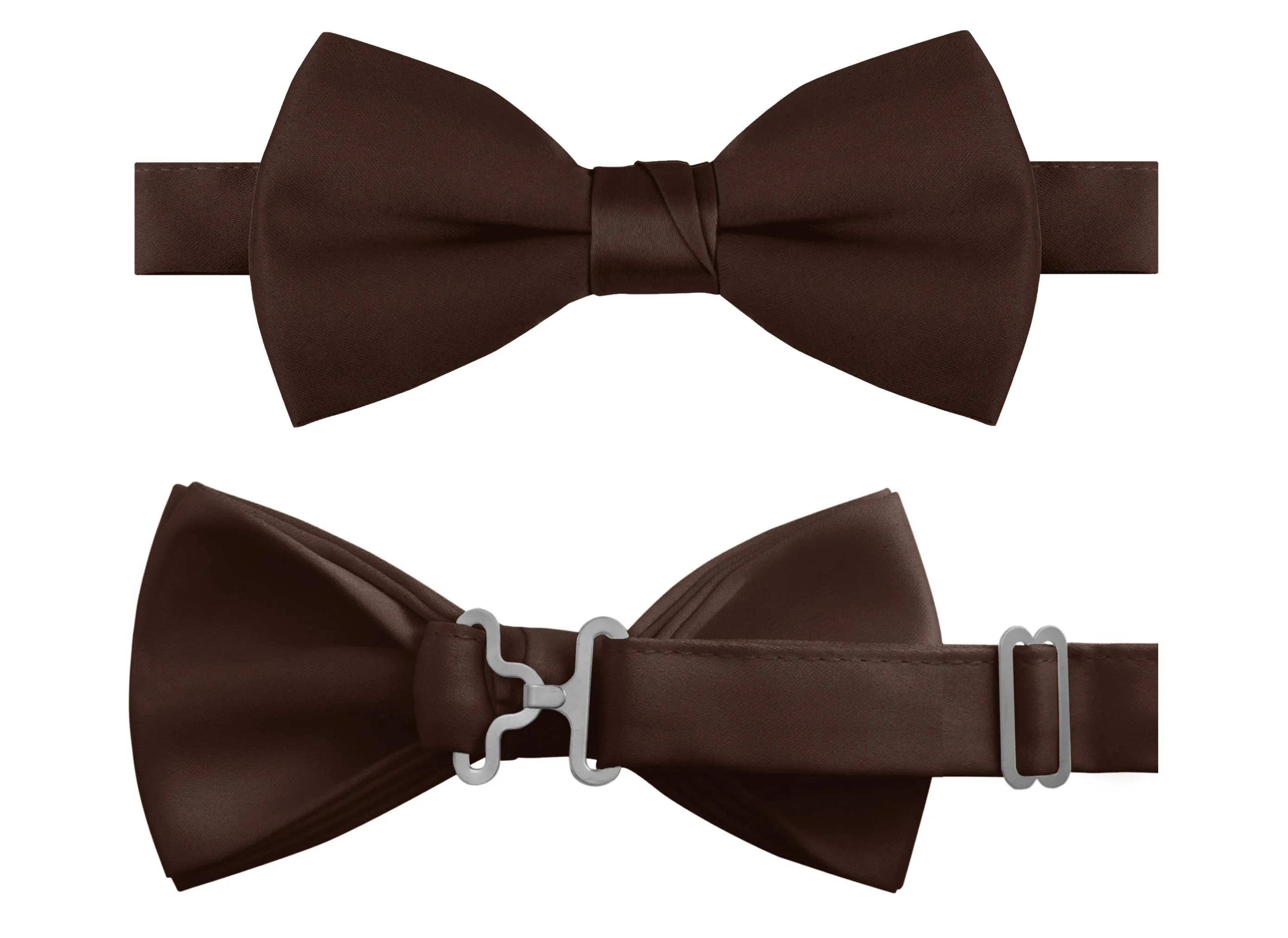 2″ Poly Satin, Adjustable-Band Bowtie