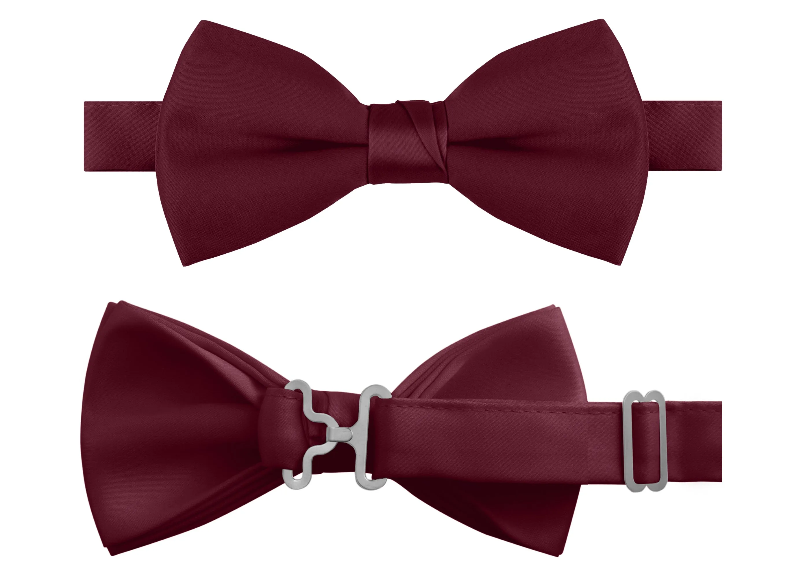 2″ Poly Satin, Adjustable-Band Bowtie