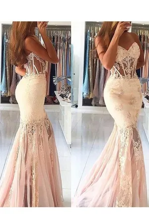 2024 New Arrival Sweetheart Mermaid Prom Dresses With PAAYTHN3