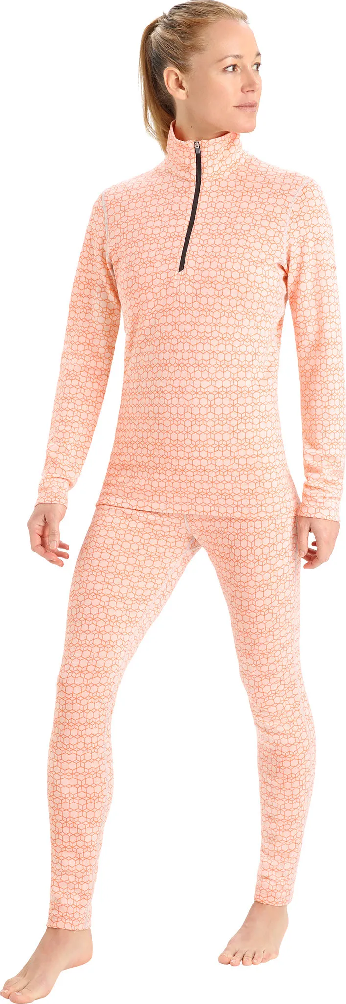250 Vertex Long Sleeve Half Zip Base Layer Top - Women's|-|Couche de base à manches longues et demi-glissière 250 Vertex - Femme
