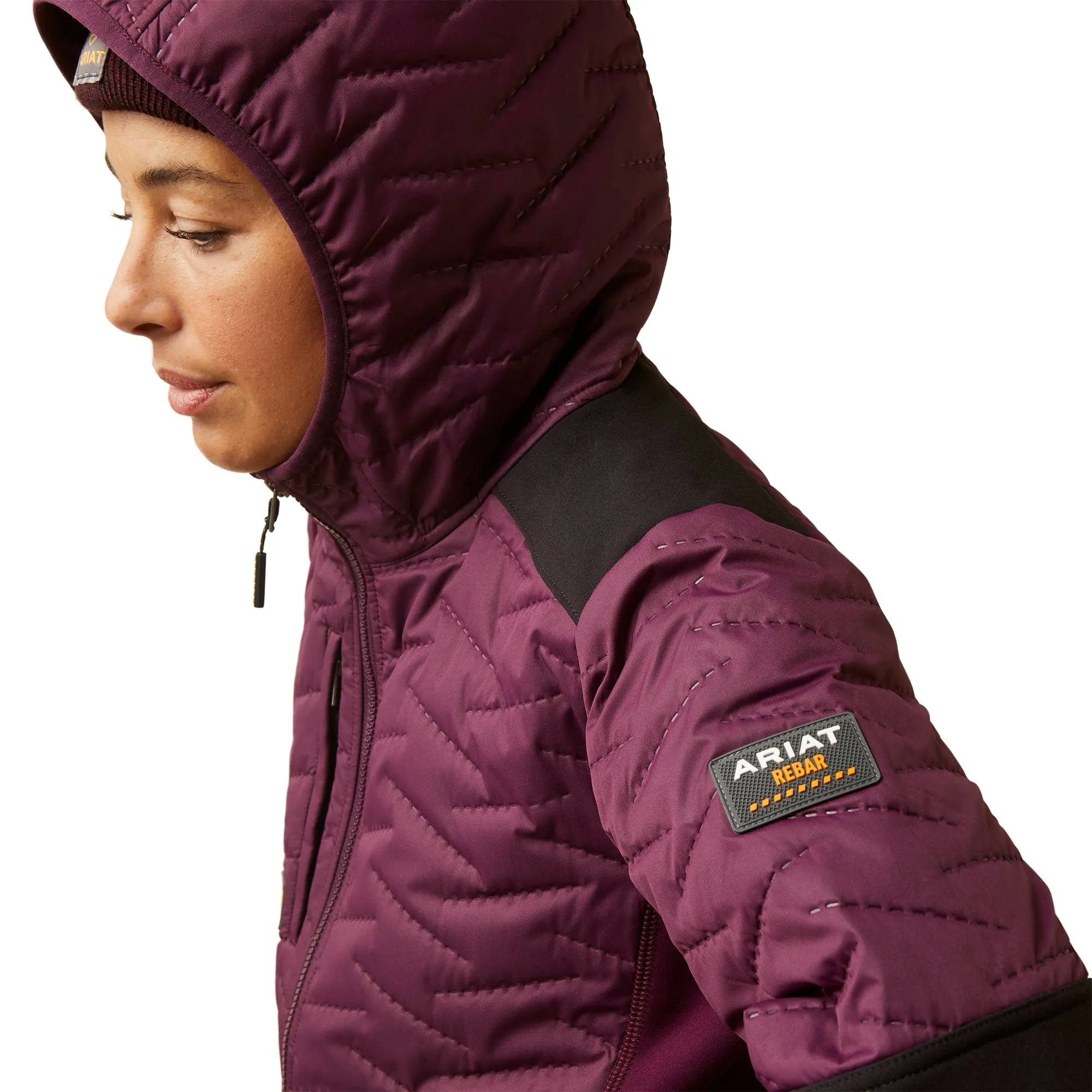 Ariat Ladies Rebar Cloud 9 Insulated Potent Purple Jacket 10046573