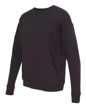 BELLA   CANVAS Sponge Fleece Drop Shoulder Crewneck Sweatshirt 3945 Black
