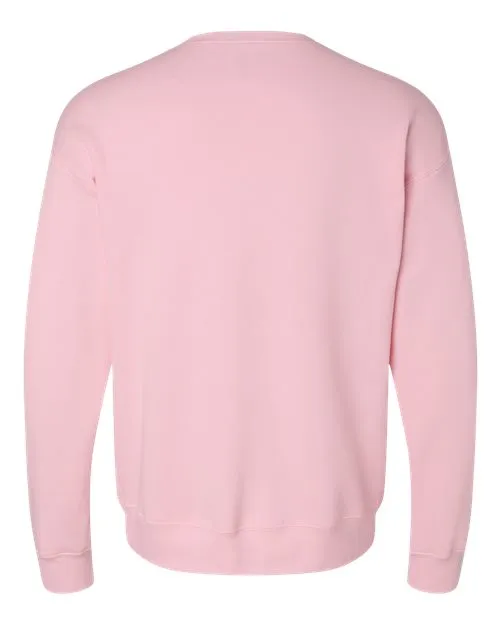 BELLA   CANVAS Sponge Fleece Drop Shoulder Crewneck Sweatshirt 3945 Pink