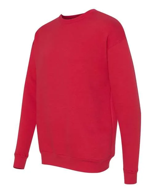 BELLA   CANVAS Sponge Fleece Drop Shoulder Crewneck Sweatshirt 3945 Pink