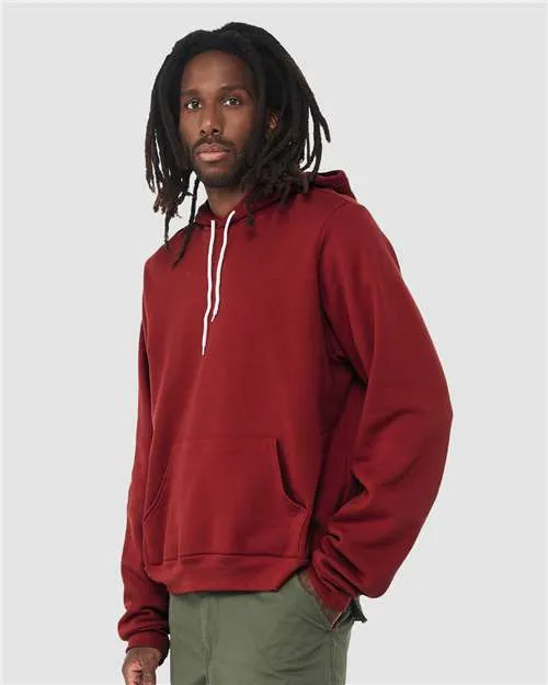 BELLA   CANVAS Sponge Fleece Hoodie 3719 Cardinal