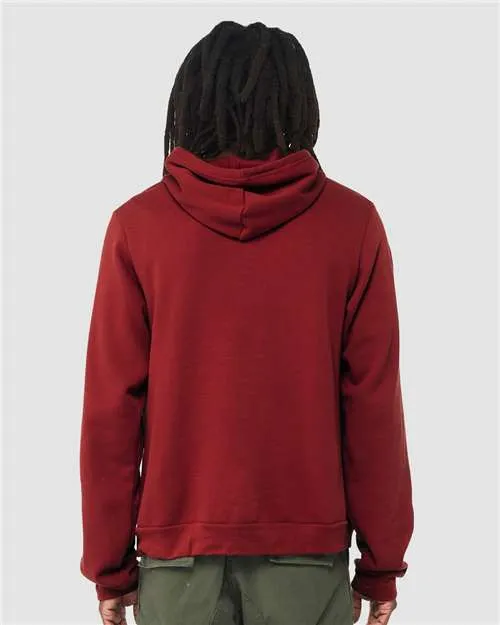 BELLA   CANVAS Sponge Fleece Hoodie 3719 Cardinal