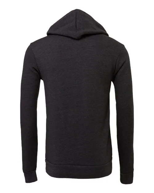 BELLA   CANVAS Sponge Fleece Hoodie 3719 Dark Grey Heather