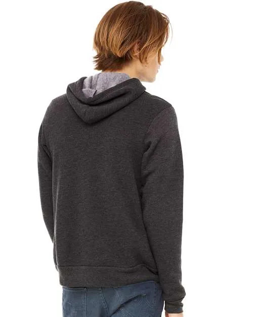 BELLA   CANVAS Sponge Fleece Hoodie 3719 Dark Grey Heather