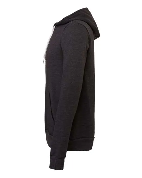 BELLA   CANVAS Sponge Fleece Hoodie 3719 Dark Grey Heather