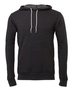 BELLA   CANVAS Sponge Fleece Hoodie 3719 Dark Grey Heather