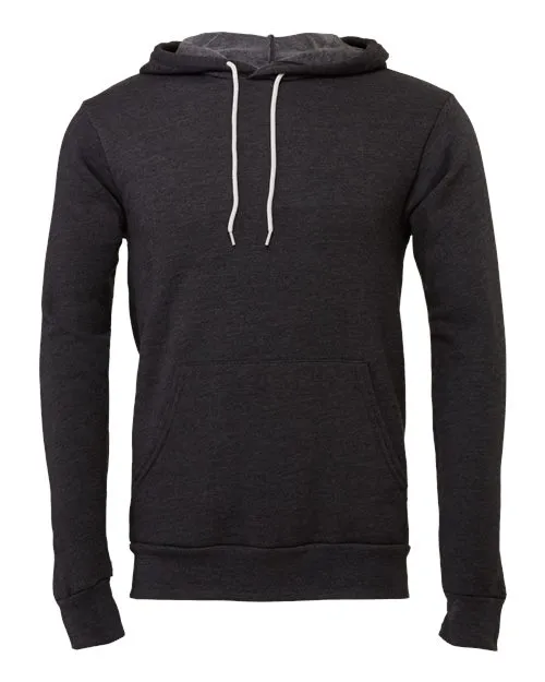BELLA   CANVAS Sponge Fleece Hoodie 3719 Dark Grey Heather