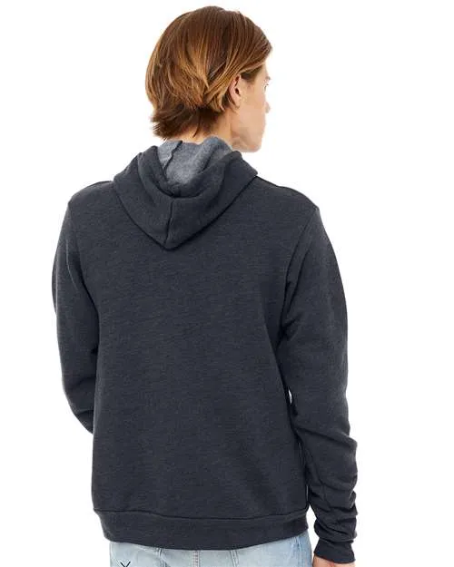 BELLA   CANVAS Sponge Fleece Hoodie 3719 Heather Navy