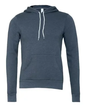 BELLA   CANVAS Sponge Fleece Hoodie 3719 Heather Navy
