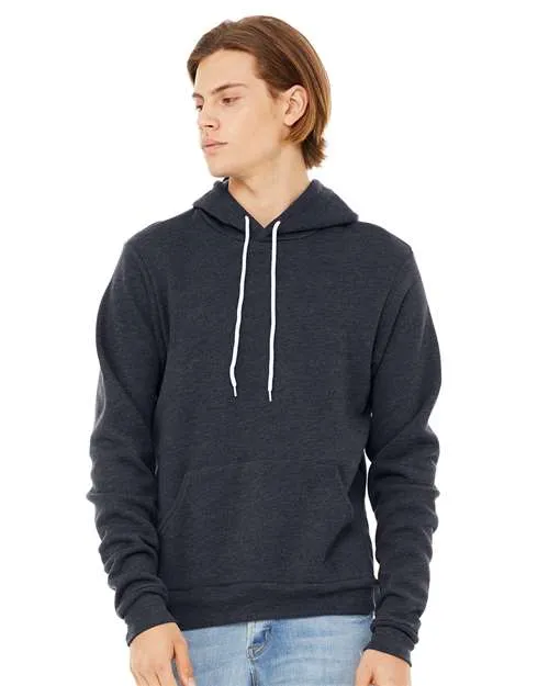 BELLA   CANVAS Sponge Fleece Hoodie 3719 Heather Navy
