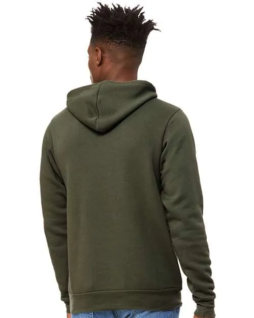 BELLA   CANVAS Sponge Fleece Hoodie 3719 Military Green