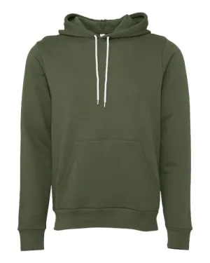 BELLA   CANVAS Sponge Fleece Hoodie 3719 Military Green