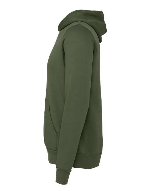 BELLA   CANVAS Sponge Fleece Hoodie 3719 Military Green