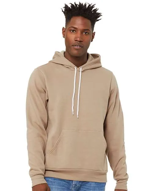 BELLA   CANVAS Sponge Fleece Hoodie 3719 Tan