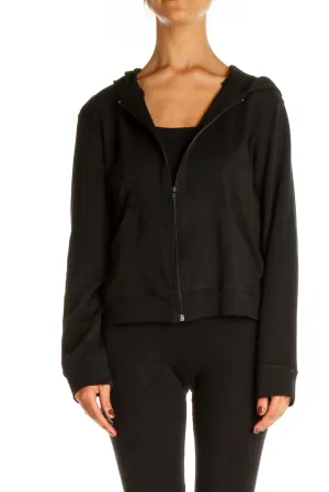 Black Jacket with Bedazzled Back