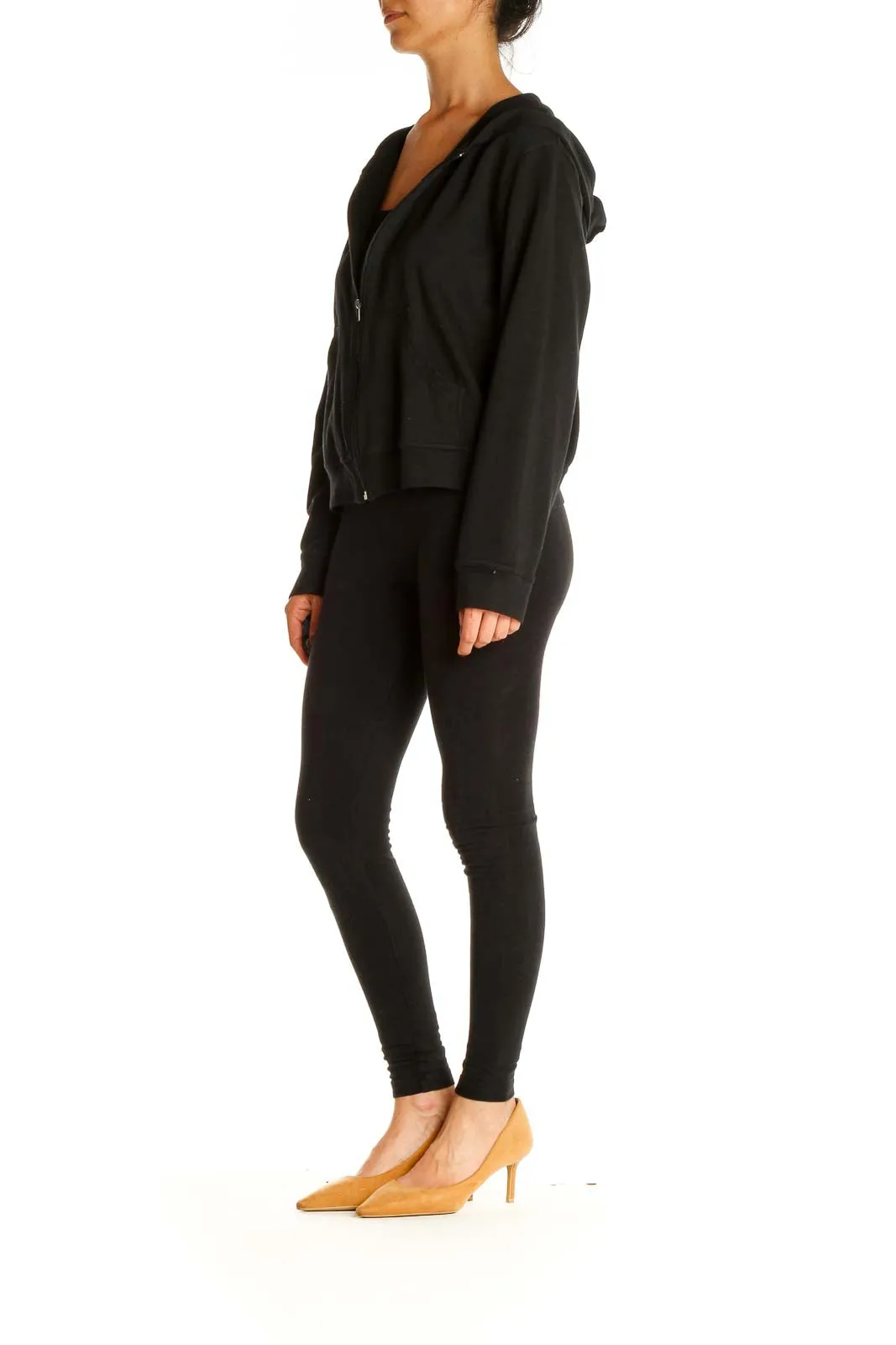 Black Jacket with Bedazzled Back