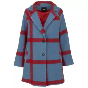 Blue Wool Jackets & Coat