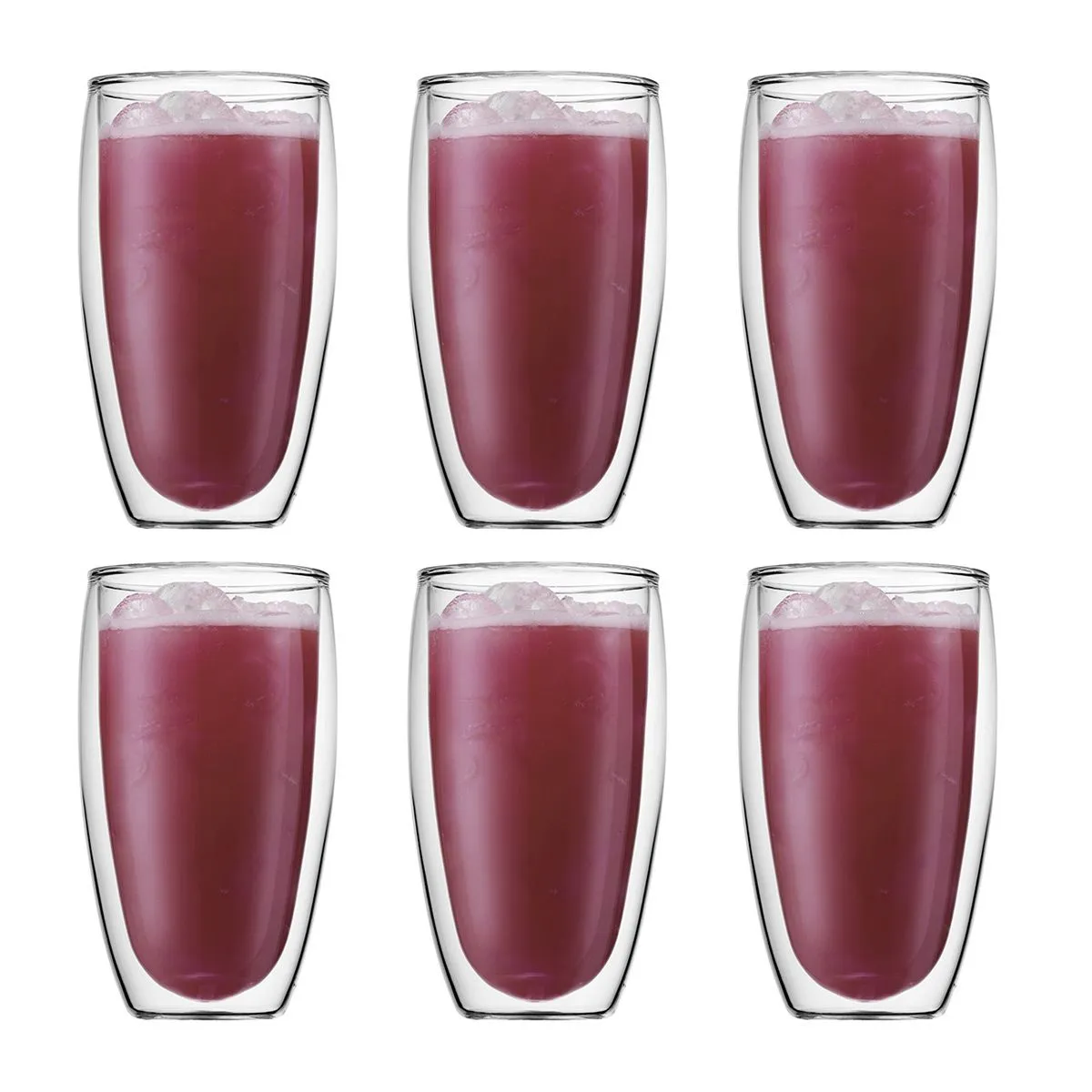 Bodum Pavina Glass Double Walled 0.45 L, 6 Pcs.