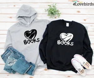 Book Hoodie, I'd Rather Be Reading, Book Junkie Sweatshirt Introvert Longsleeve I Read Past My Bedtime Bookish Shirt