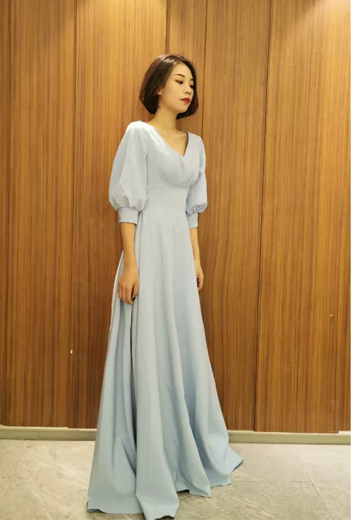 Chic fashion prom bridesmaids semi formal party homecoming dress 2021