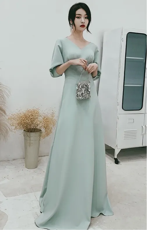 Chic fashion prom bridesmaids semi formal party homecoming dress 2021