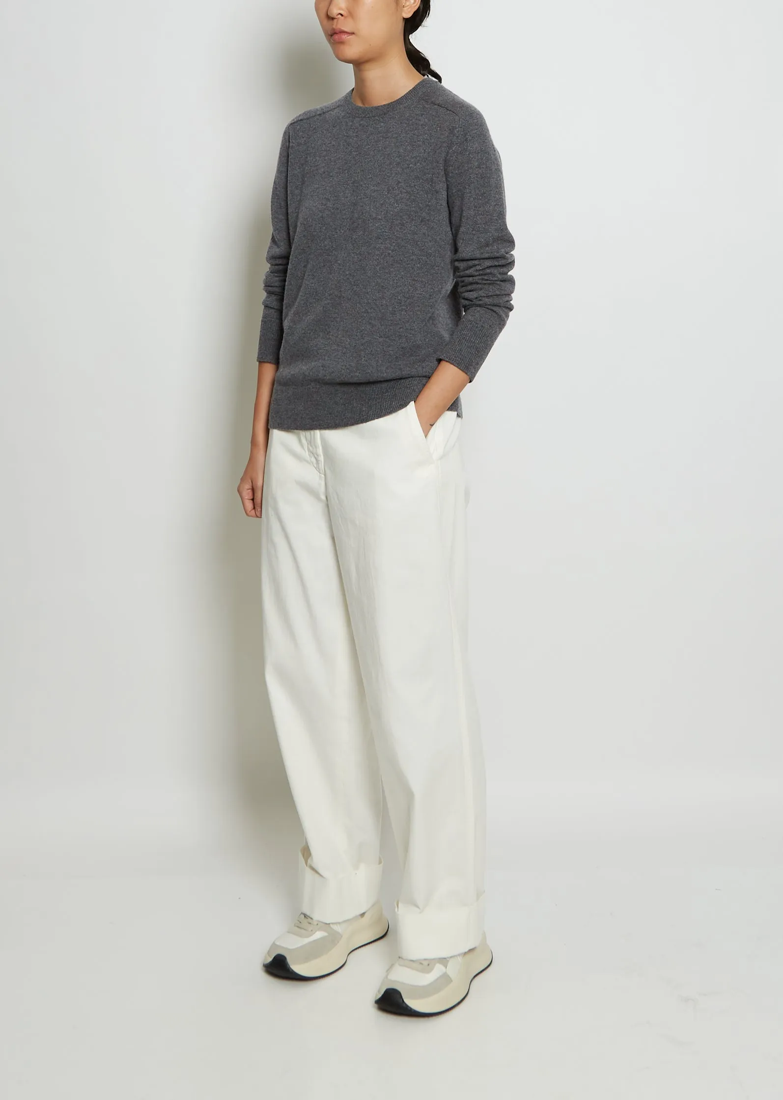 Diana Cashmere Sweater — Graphite