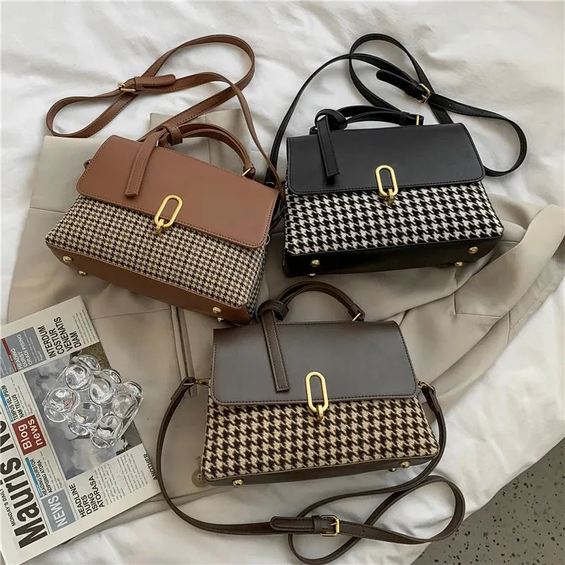 Dushi 2 Layers Small Crossbody Bags With Short Handle For Women 2023 Trend Designer Shoulder Bag PU Leather Ladies Handbags