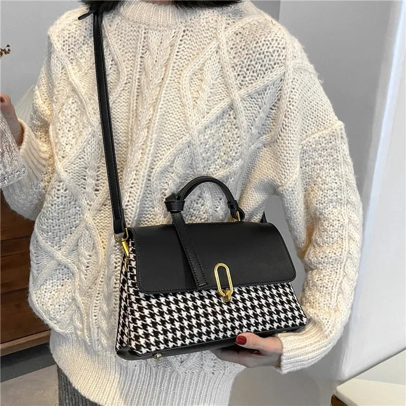 Dushi 2 Layers Small Crossbody Bags With Short Handle For Women 2023 Trend Designer Shoulder Bag PU Leather Ladies Handbags