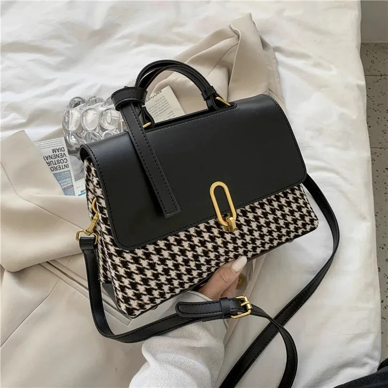 Dushi 2 Layers Small Crossbody Bags With Short Handle For Women 2023 Trend Designer Shoulder Bag PU Leather Ladies Handbags