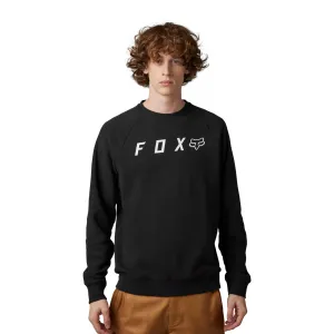 Fox Racing  Mens Absolute Crew Sweatshirt Pullover Comfort Soft Midweight Black