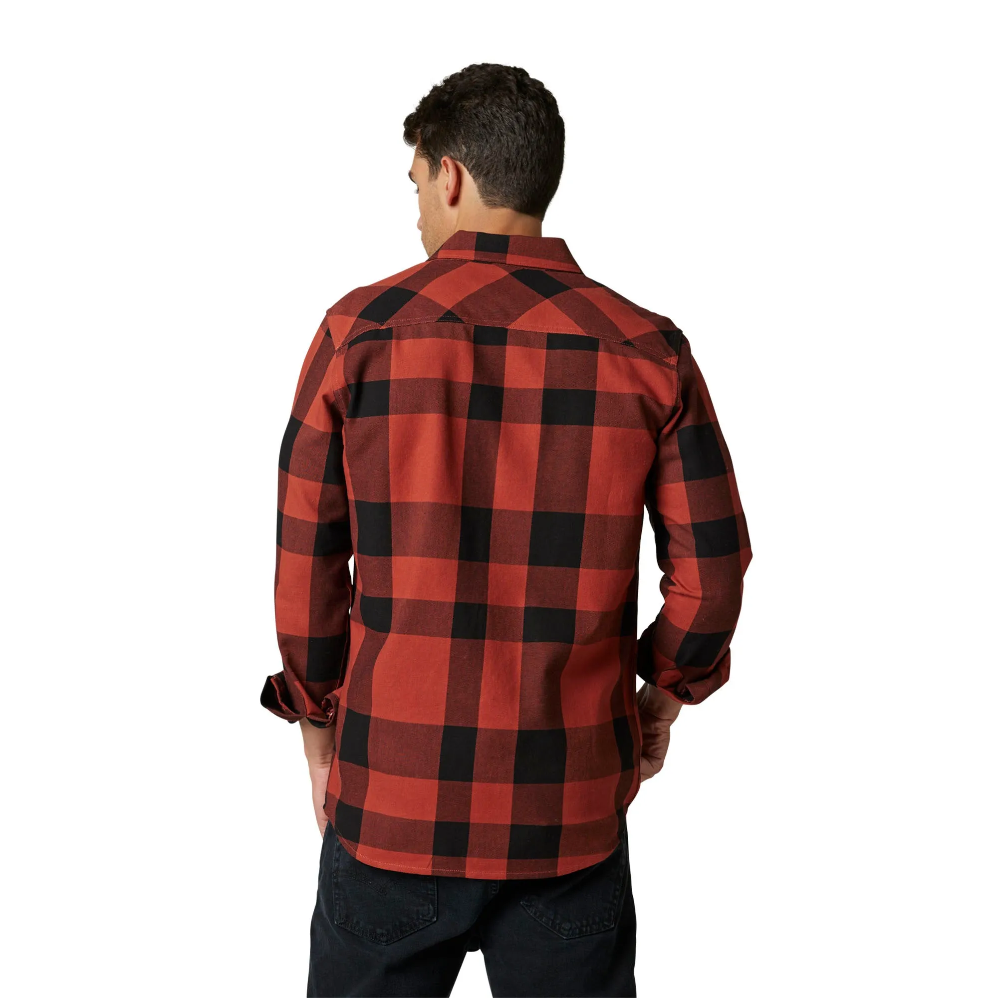 Fox Racing Voyd 2.0 Flannel Button-Up Copper Brown