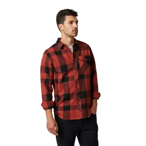 Fox Racing Voyd 2.0 Flannel Button-Up Copper Brown