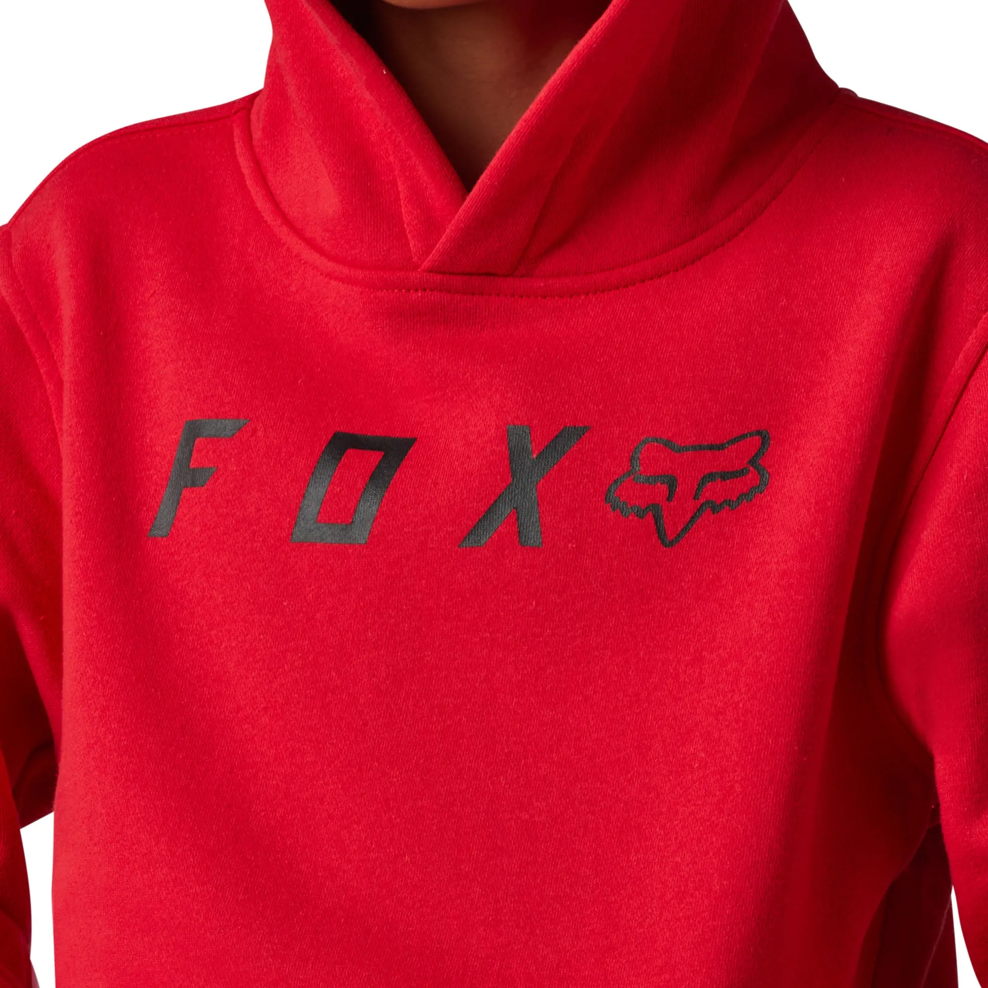 Fox Racing  Youth Absolute Pullover Fleece Hoodie Lightweight Comfort Flame Red