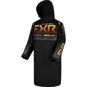 FXR  Mens Warm-Up Coat Winter Snowmobile Jacket Thermal Flex Black Inferno