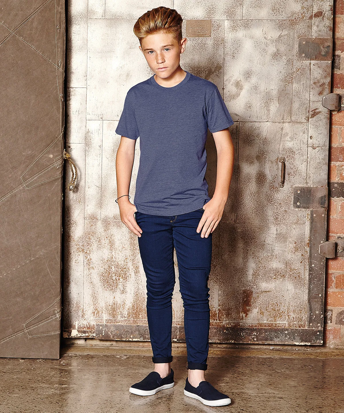 Grey Marl - Boys HD T