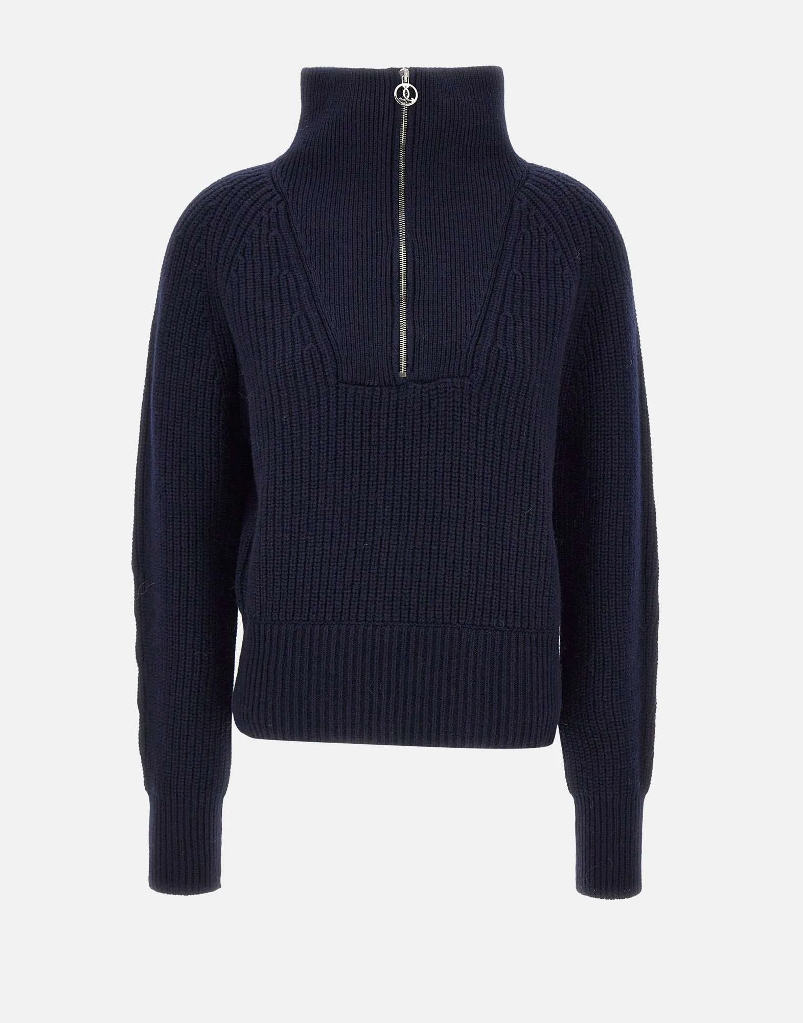 Laila Blue Wool Sweater for Women