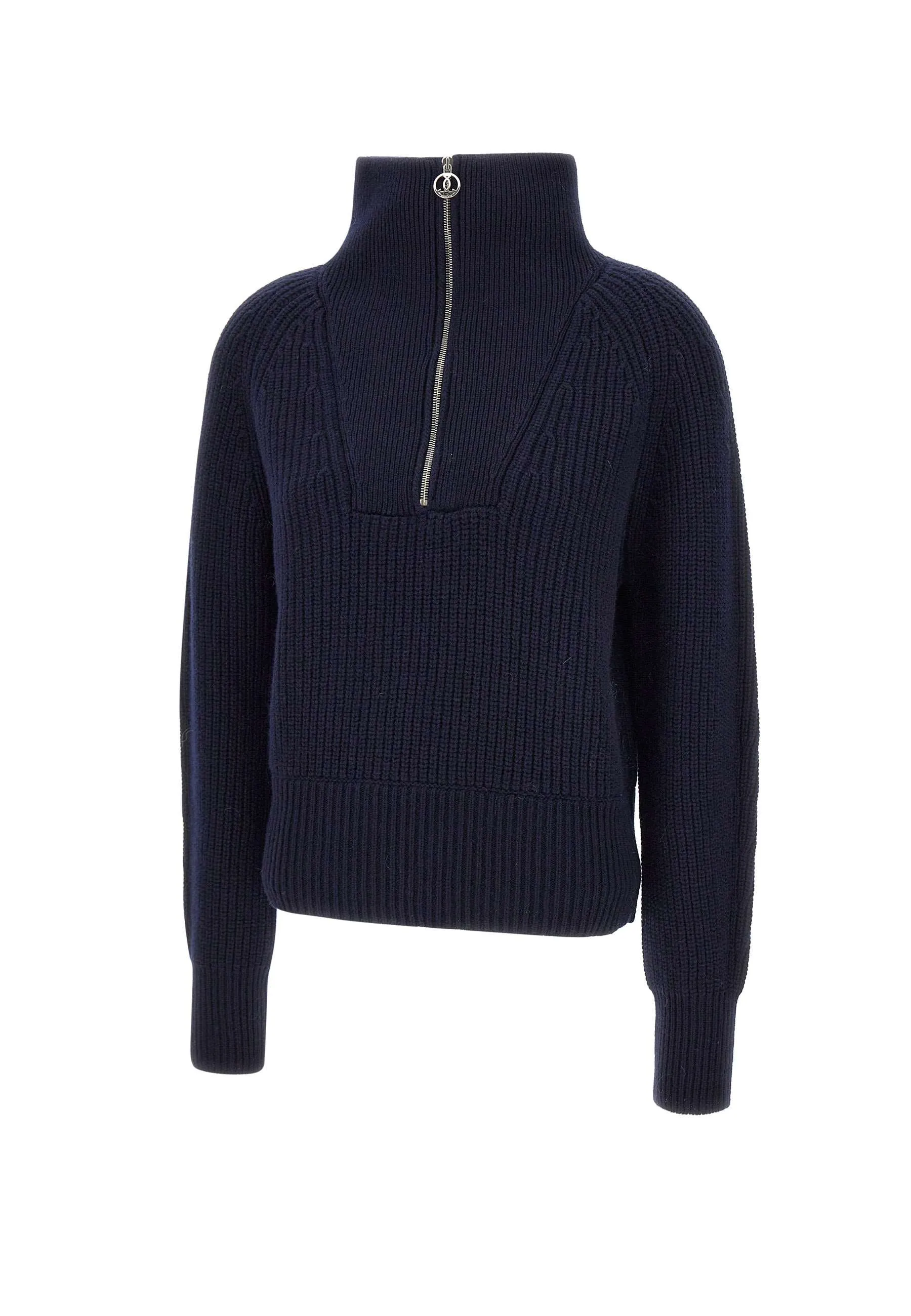 Laila Blue Wool Sweater for Women