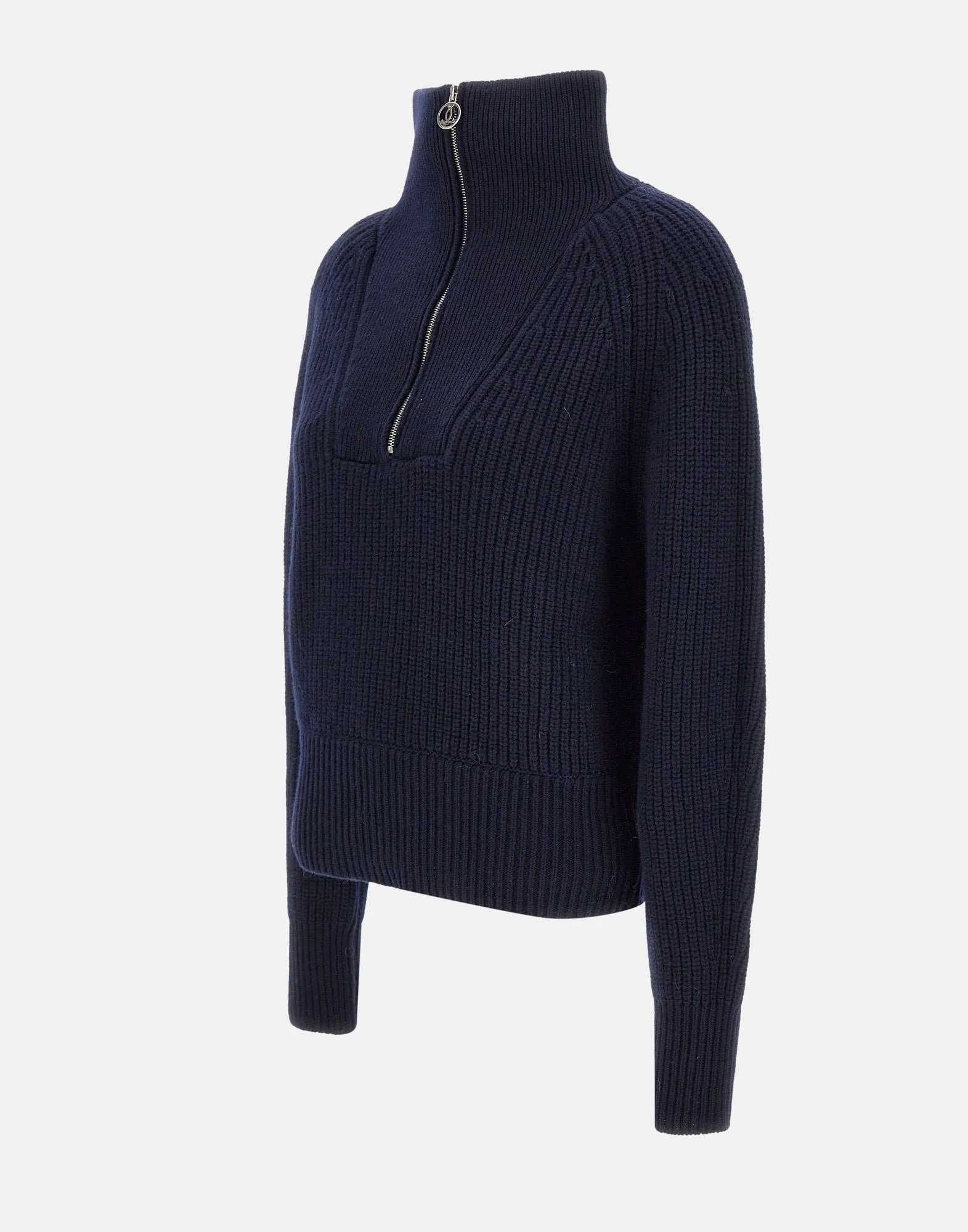 Laila Blue Wool Sweater for Women