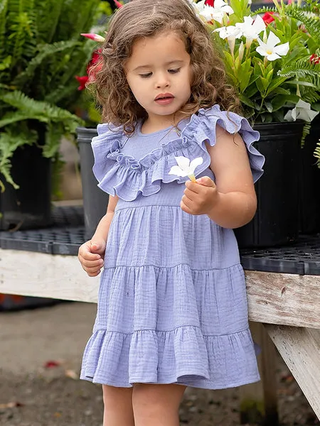 Mabel   Honey Perry Pretty Cotton Gauze Dress Girls