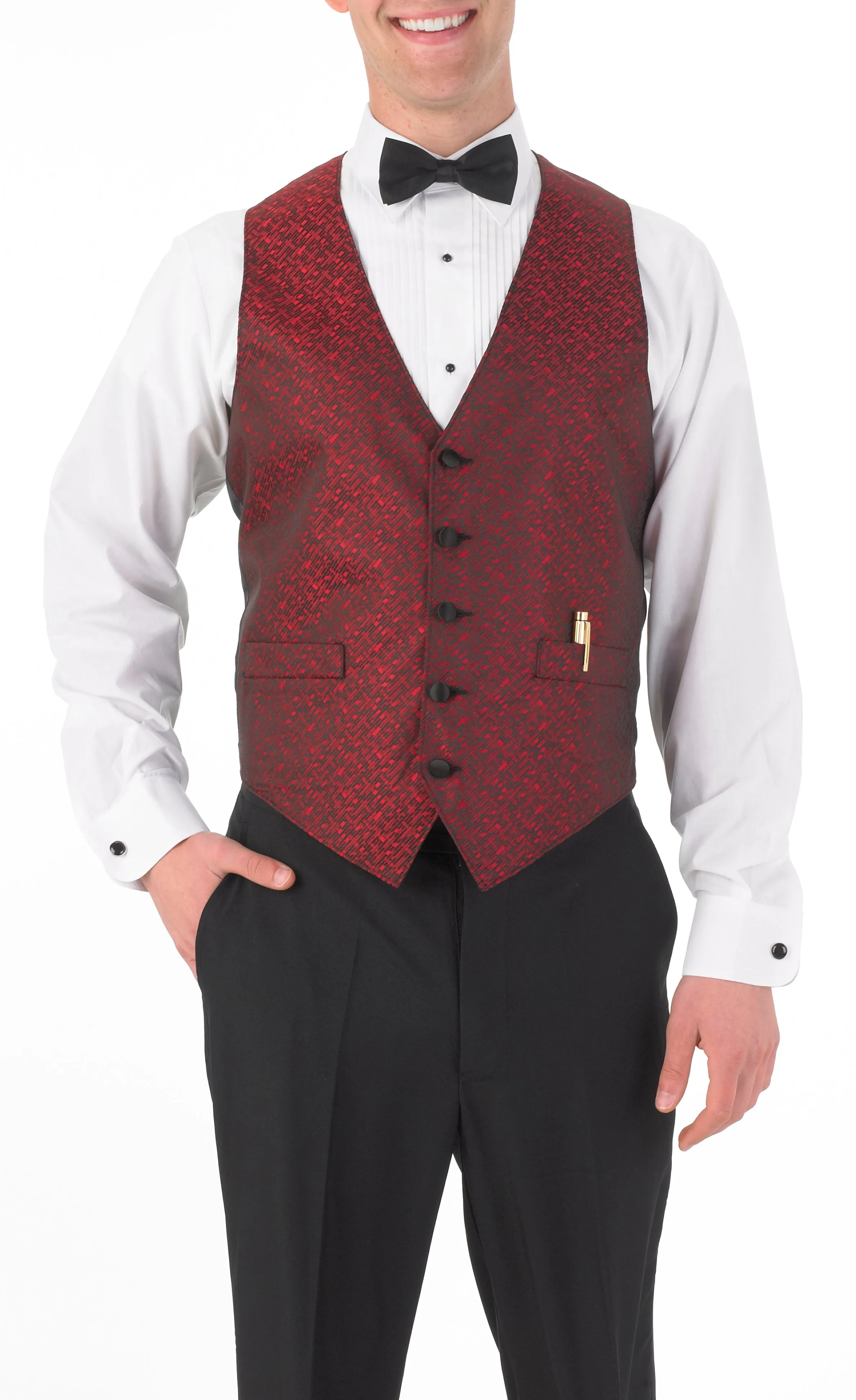 Men's Full Back Matrix Print Vest