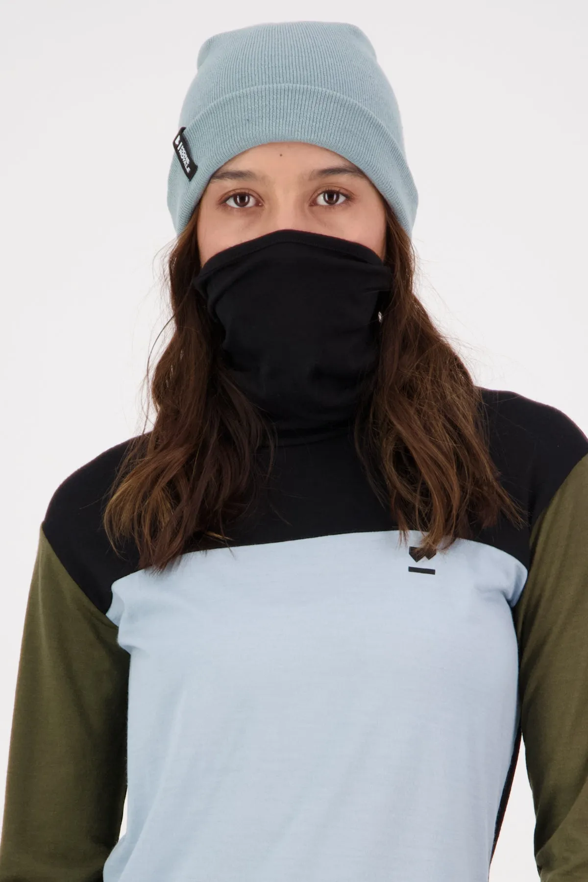 Mons Royale Yotei BF High Neck Long Sleeve Womens Riverbed