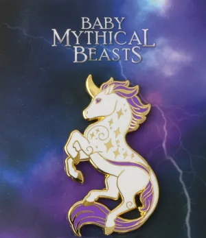 Mythical Beasts Pin (Baby Unicorn) | 2" Hard Enamel Pin