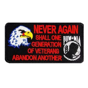 Never Again POW-MIA Patch
