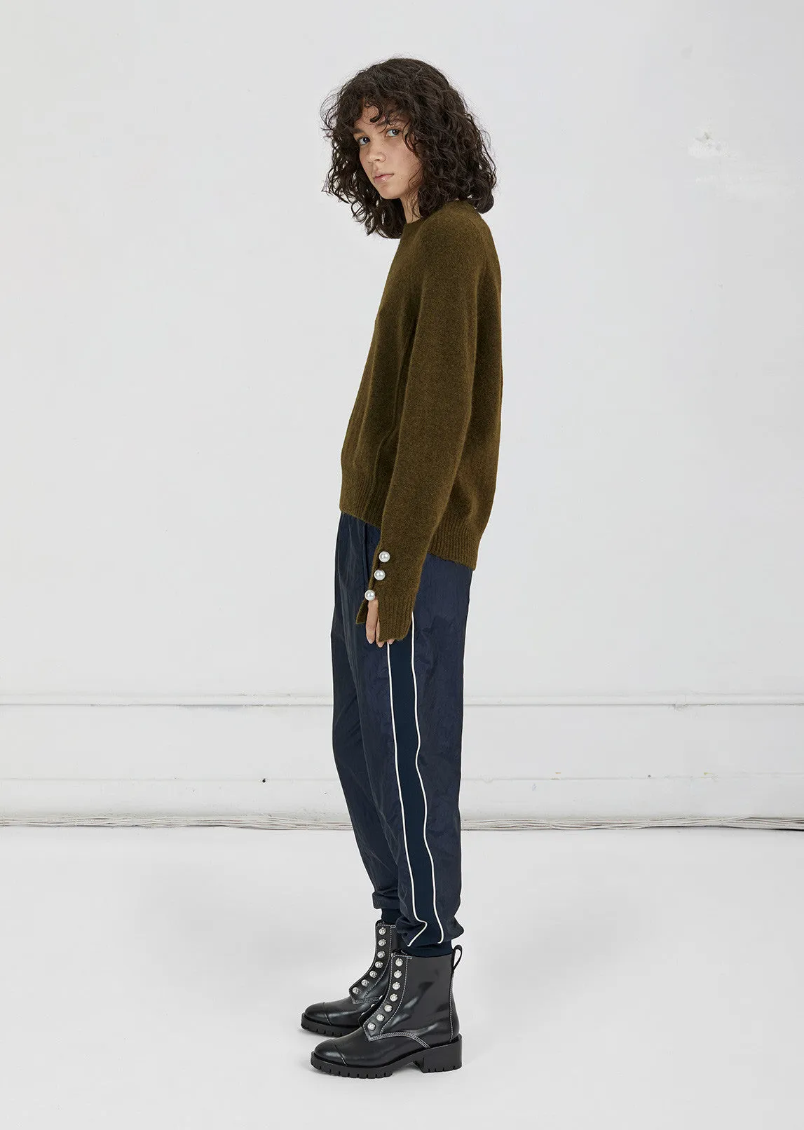 Pearl Cuff Pullover